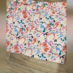 St. John's Bay Multicolor Floral Skort